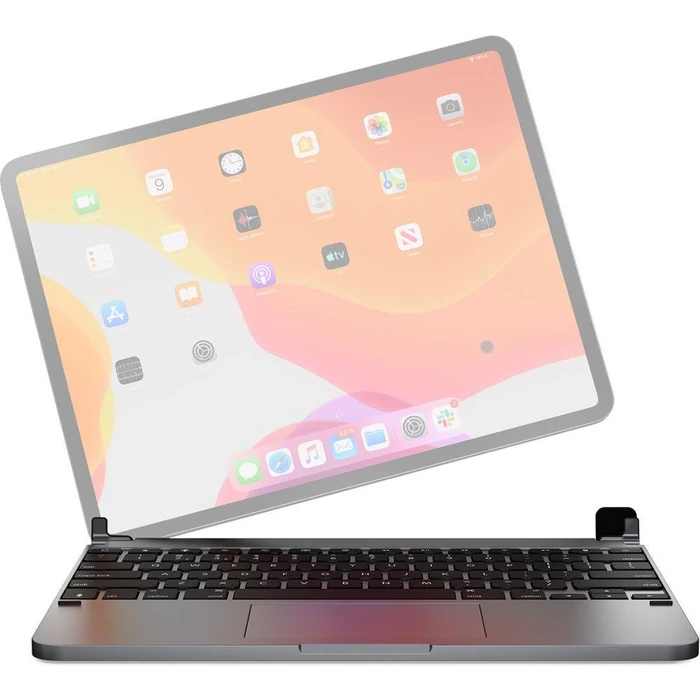 Brydge 12.9 Pro+ Wireless Keyboard with Trackpad for iPad Pro 12.9-inch 3 | 4 - Space Gray by Brydge - Refurbished - Brand New condition - CA$61.48
