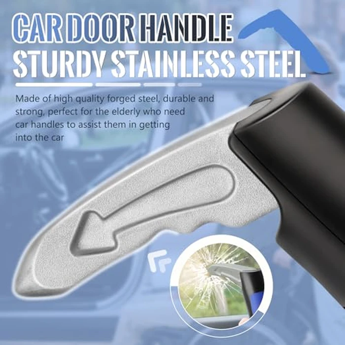Milifox Car Door Handle Assist for Elderly, Portable Car Handle Support, Car Grip Handle to Help Get Out of Car for Seniors Handicap by Milifox - Image 3