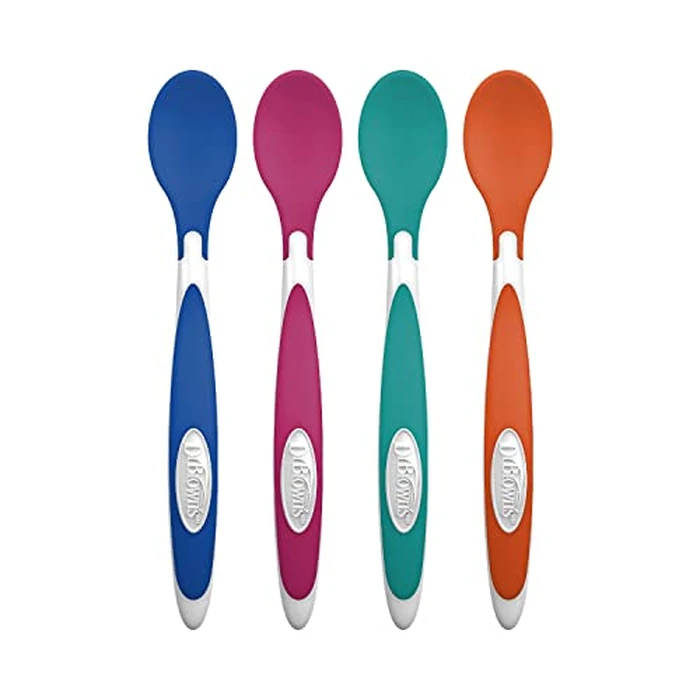 Dr. Brown's Designed to Nourish TempCheck Spoons, 4-Pack, Blue by Dr. Brown's - Used - Like New condition - US$5.09