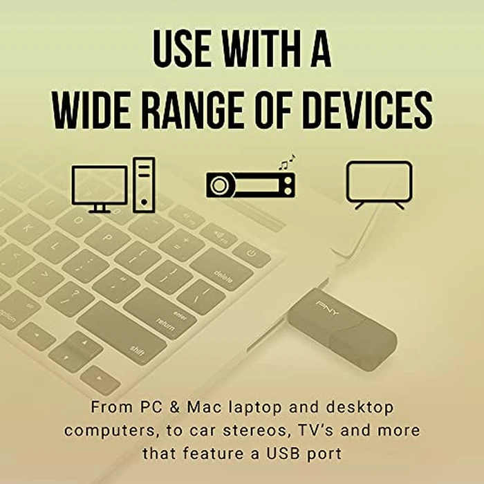 PNY P-FD64GX10ATT03-MP 64GB Attaché 3 USB 2.0 Flash Drive, Black (Pack of 10) by PNY - Image 6