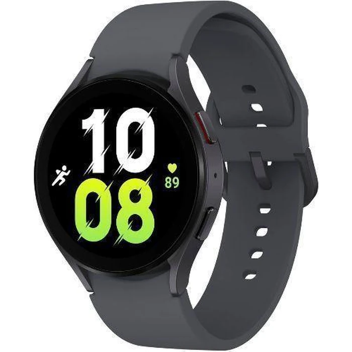 Samsung Galaxy Watch5 (Bluetooth + LTE) - 16GB - 44mm - Graphite Aluminum Case with Graphite Fluoroelastomer Sport Band by Samsung - Image 2