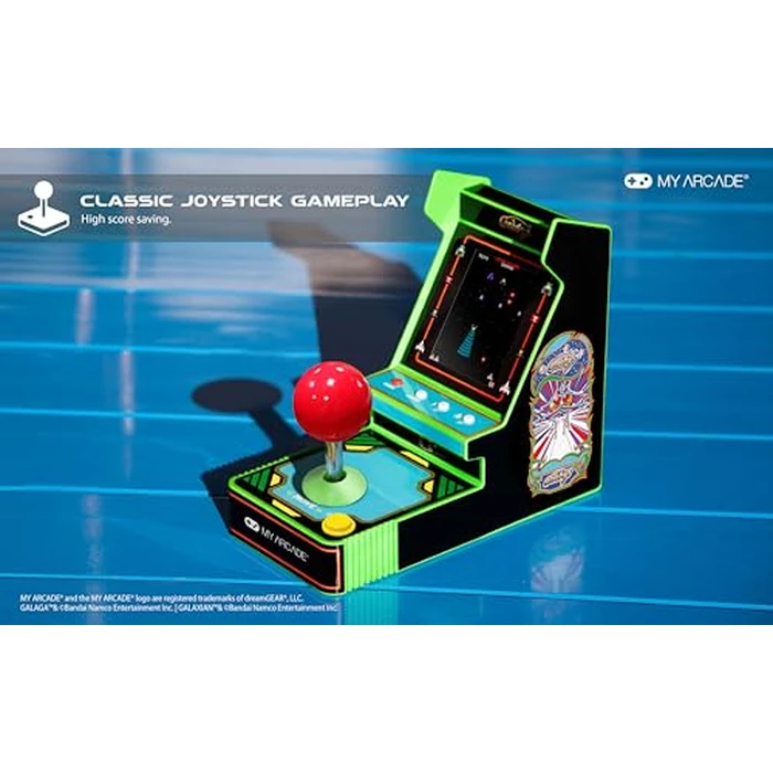 My Arcade New Galaga Red Joystick Player: Galaga and Galaxian Portable Console, Retro Games - 3.5" Full Color Display by My Arcade - Image 4