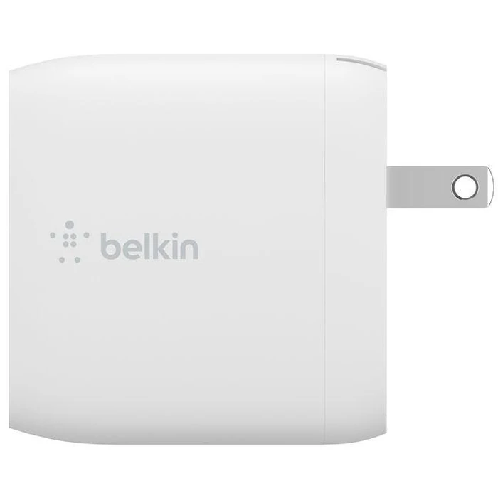 Belkin BoostCharge Dual USB-A Wall Charger 24W + USB-A to USB-C cable - White by Belkin - Image 3