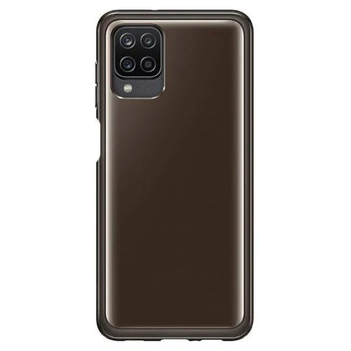 Samsung Soft Clear Cover for Galaxy A12 - Black by Samsung - Refurbished - Acceptable condition