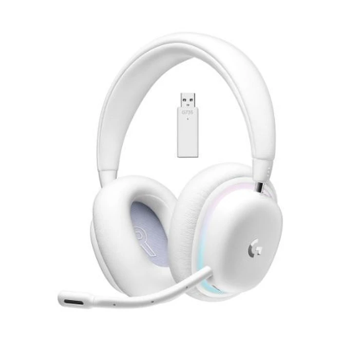 Logitech G735 Wireless Gaming Headset (Aurora Collection) - White by Logitech - Refurbished - Excellent condition