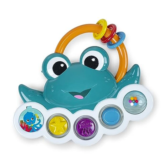 Baby Einstein Ocean Explorers Neptune’s Busy Bubbles Sensory Activity Toy, with Interactive Lights and Music, Ages 3+ Months by Baby Einstein - Used - Like New condition - US$15.14
