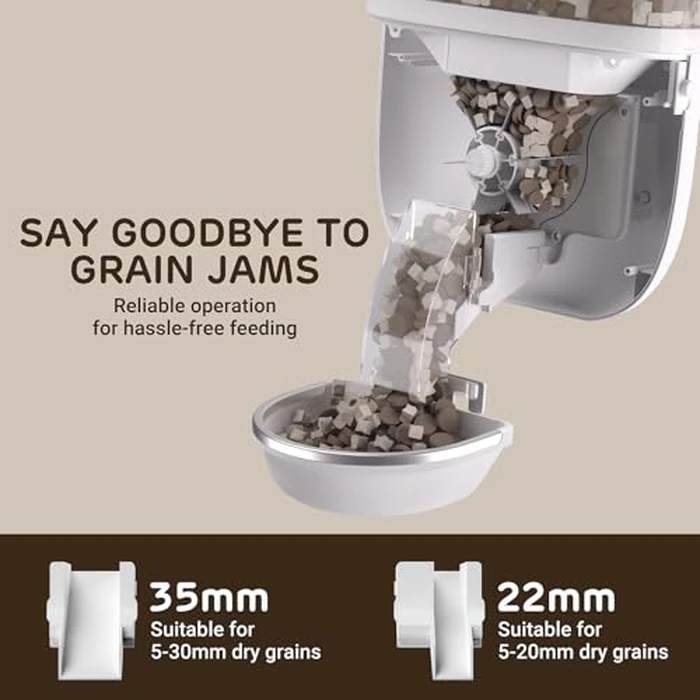 iPettie Smart WiFi Hanging Cage Feeder for Rabbits, Cats, Dogs & Hamsters - Perfect for Pet Stores, Remote & Portion Control, Timed Feeding, 62oz Capacity, Compatible with 5-30mm Dry Food by iPettie - Image 6