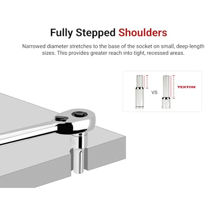 TEKTON 3/8 Inch Drive x 15/16 Inch Deep 6-Point Socket | SHD13024 by TEKTON - Image 5