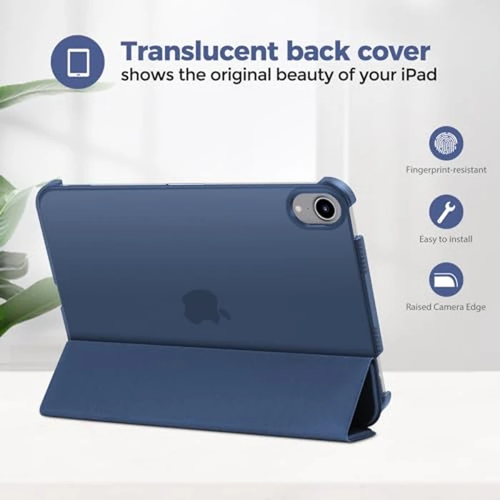 ProCase Smart Case for iPad mini 7 A17 Pro 2024/ Mini 6 2021 8.3 Inch, Hard Back Cover for iPad mini 8.3" 7th Gen A2995/A2996/A2993/6th Gen A2567 A2568 A2569 -Darkblue by ProCase - Image 3