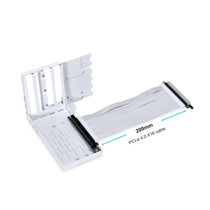 Lian Li Accessory Universal 4-Slots Vertical GPU Card Holder Kit Black, Premium Gen 4 Riser Cable PCI-E 4.0 x16-200mm, PCIe 3.0 Compatible, Compatible with E-ATX,ATX Case (VG4-4-V2X) by Lian Li - Image 3