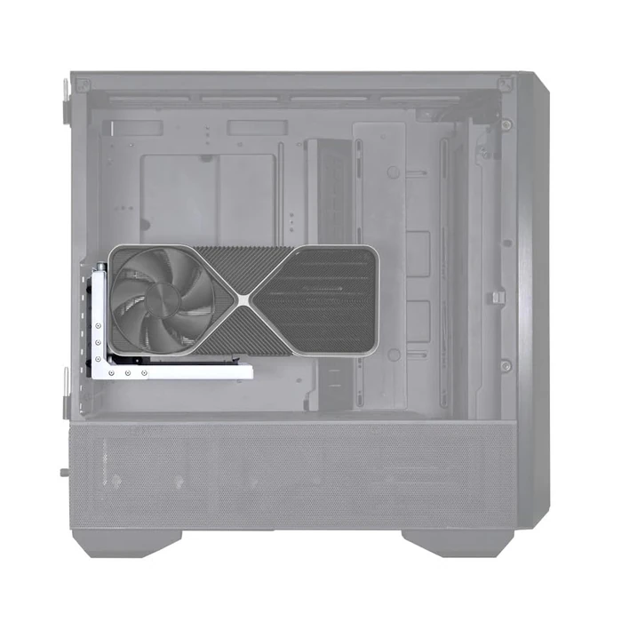 Lian Li Accessory Universal 4-Slots Vertical GPU Card Holder Kit Black, Premium Gen 4 Riser Cable PCI-E 4.0 x16-200mm, PCIe 3.0 Compatible, Compatible with E-ATX,ATX Case (VG4-4-V2X) by Lian Li - Image 5