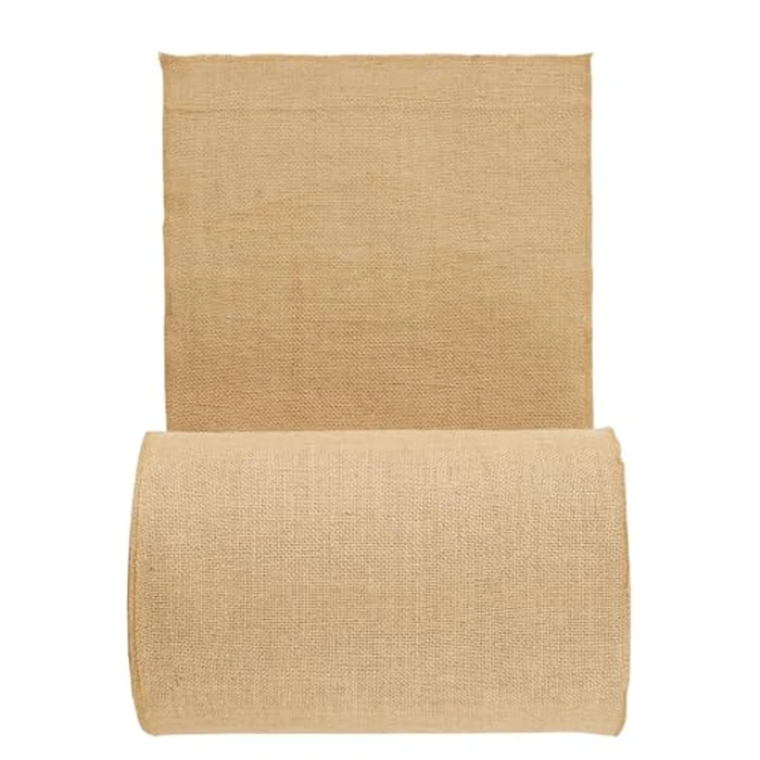 VEVOR Burlap Fabric Roll, 14” x 150 ft & 45 x 45 High Density Wide Natural Burlap Fabric Rolls, Jute Fabric Burlap Tree Wrap Roll, for Decor, Crafts, Wedding, Gardening, Plant & Tree Winter Covering by VEVOR - Image 9