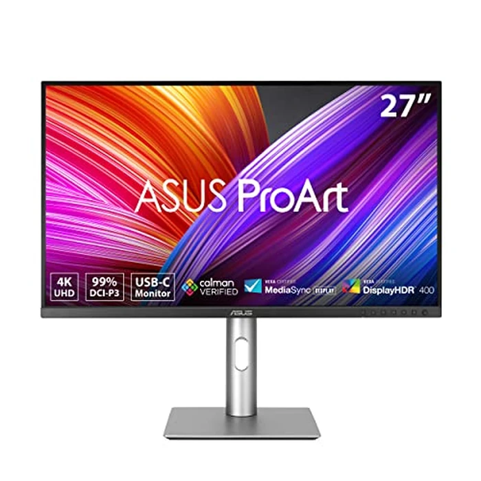 ASUS ProArt Display 27” 4K HDR Professional Monitor (PA279CRV) - IPS, UHD (3840 x 2160), 99% DCI-P3/Adobe RGB, ΔE < 2, Calman Verified, USB-C PD 96W, DisplayPort, Daisy-Chain, Ergonomic, 3yr Warranty by ASUS - Used - Acceptable condition
