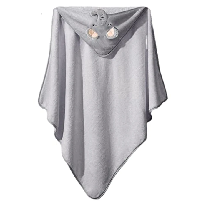 Hooded Baby Towel - 3 Pack Soft and Cute Animal Design Baby Bath Towel for - Baby Towel with Hood for Baby Boy and Girl - 79 79cm/31.4x31.4 Inch by Genikeer - Image 7