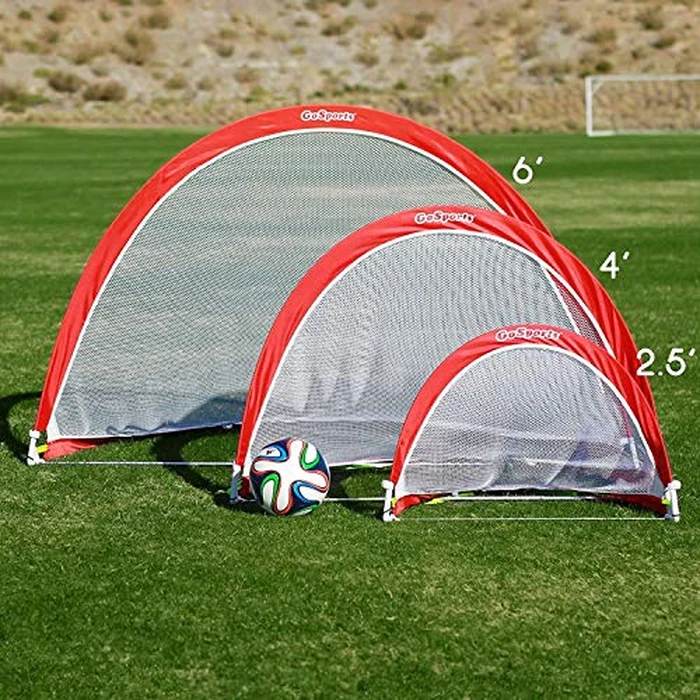 GoSports Portable Pop Up Soccer Goals for Backyard - Kids & Adults - Set of Two 4 ft Nets with Agility Training Cones and Carrying Case by GoSports - Image 6