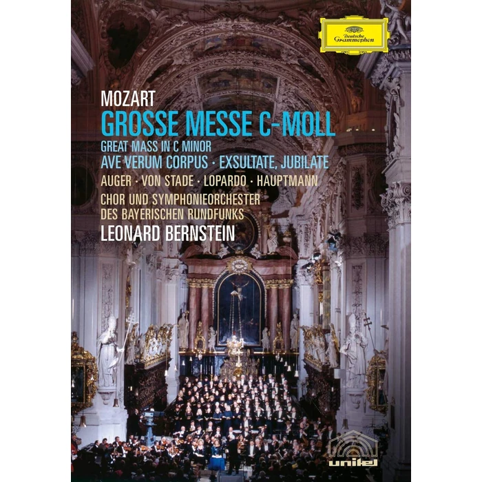 Mozart - Great Mass in C Minor; Ave Verum Corpus; Exsultate Jubilate / Auger, Von Stade, Bernstein by Deutsche Grammophon - Used - Very Good condition - US$11.51