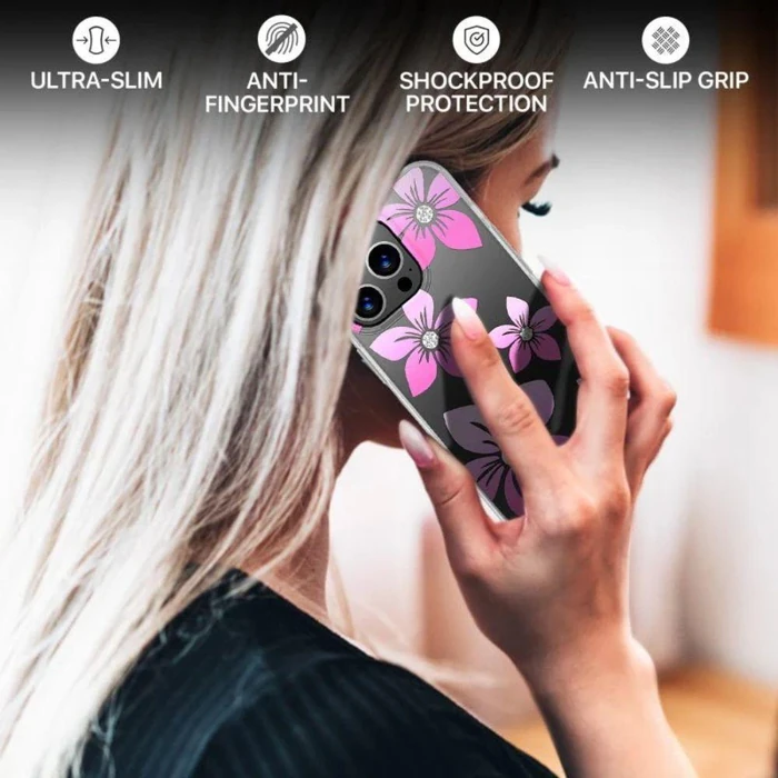 MyBat Pro Mood Diamond Series Phone Case for iPhone 13 Pro - Blossoms - Brand New by MyBat Pro - Image 9