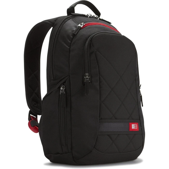Case Logic 14" Laptop Backpack (DLBP-114) - Black/Red by Case Logic - Refurbished - Excellent condition