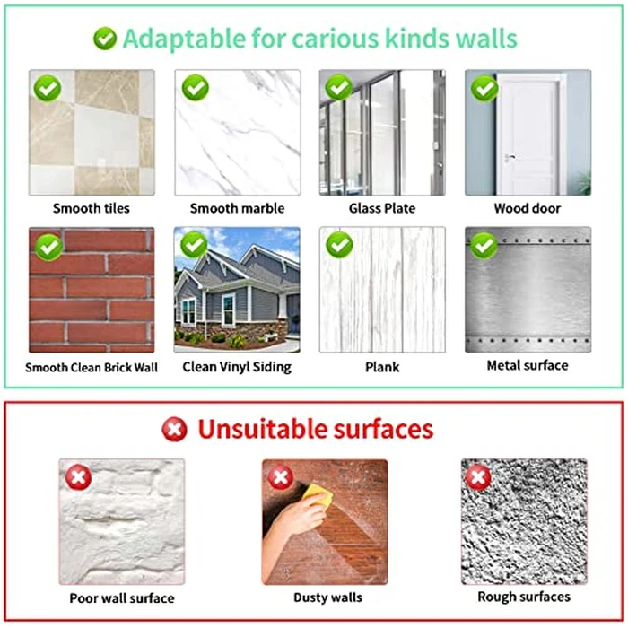 Antimbee 10-Pack All-Purpose Large Adhesive Hooks for Hanging, Banana Hook, Heavy Duty Adhesive Hooks 37 lb(Max), Sticky Wall Hook fit Home, Bathroom, Kitchen, Office and Outdoor by Antimbee - Image 6