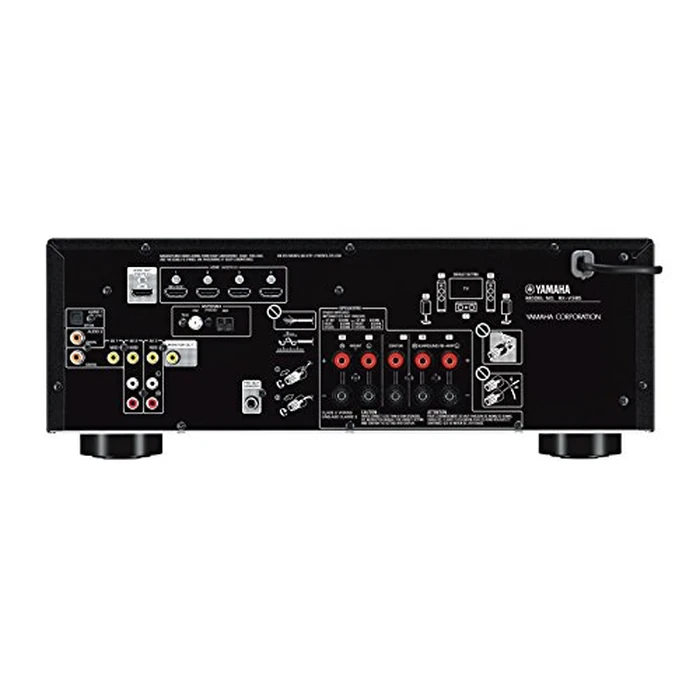 Yamaha Bluetooth AV Receiver Audio Component Black (RXV385 B) by Yamaha - Image 3