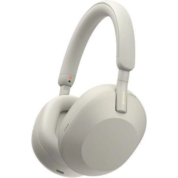 Sony WH-1000XM5 Noise-Canceling Wireless Over-Ear Headphones - Platinum Silver by Sony - Image 1