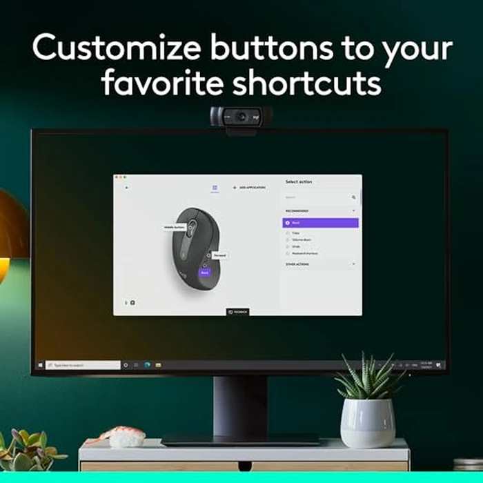 Logitech Left Handed Wireless Mouse Signature M650 L Full Size - 2 Year Battery, Silent Clicks, Customizable Buttons, Bluetooth, PC/Mac/Chromebook - Graphite, Large by Logitech - Image 5