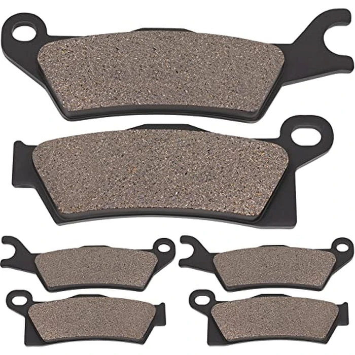 AHL Front and Rear Brake Pads Compatible with Can-Am Outlander EFI XT XT-P XMR DPS Max XT/XT-P/XMR/DPS 450/570/650/800R/850/1000;3 Set Front and Rear Severe Duty Replacement Brake Pads by AHL - Image 1