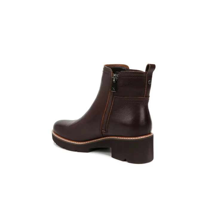 Naturalizer Women's Darry Bootie Water Repellent Ankle Boot, Dark Brown Leather, 8 by Naturalizer - Image 3