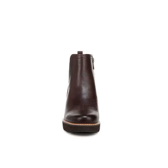 Naturalizer Women's Darry Bootie Water Repellent Ankle Boot, Dark Brown Leather, 8 by Naturalizer - Image 5