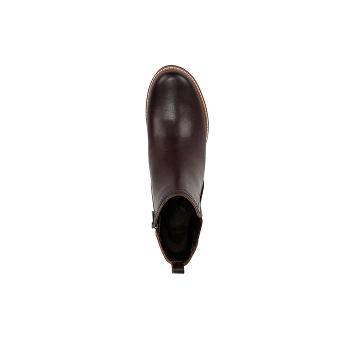 Naturalizer Women's Darry Bootie Water Repellent Ankle Boot, Dark Brown Leather, 8 by Naturalizer - Image 6