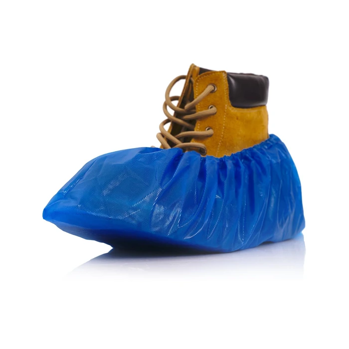Buself Heavy Duty Disposable Shoe Covers, Extra Large 6.7x17.7 In, Thick 0.3 Oz, Waterproof Non-Slip Shoe Booties, 100 Pieces Boot Covers for Indoor/Outdoor Use, One Size Fits All by Buself - Used - Very Good condition - US$21.62