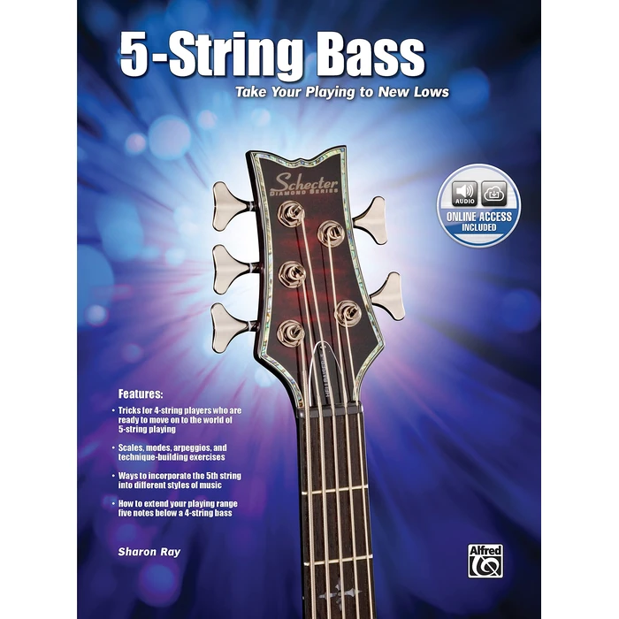 5-String Bass: Taking Your Playing to New Lows, Book & Online Audio (National Guitar Workshop) by Alfred Music - Used - Good condition - US$10.17