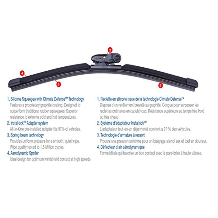 Rain-X 99717 Silicone AdvantEdge Wiper Blade, 17 Inch by Rain-X - Image 2