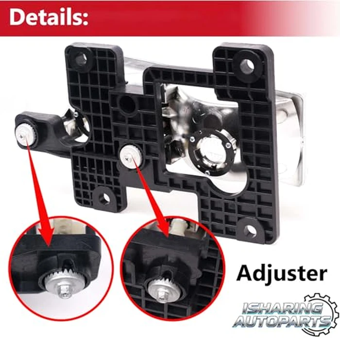 ISHARINGAUTOPARTS Headlights+Bumper Turn Signal Lamps+Amber Corner Side Marker Lights Compatible with 1994 1995 1996 1997 1998 1999 Chevy C/K Suburban 1500 2500 3500 Chrome Housing OE Style by ISHARINGAUTOPARTS - Image 8