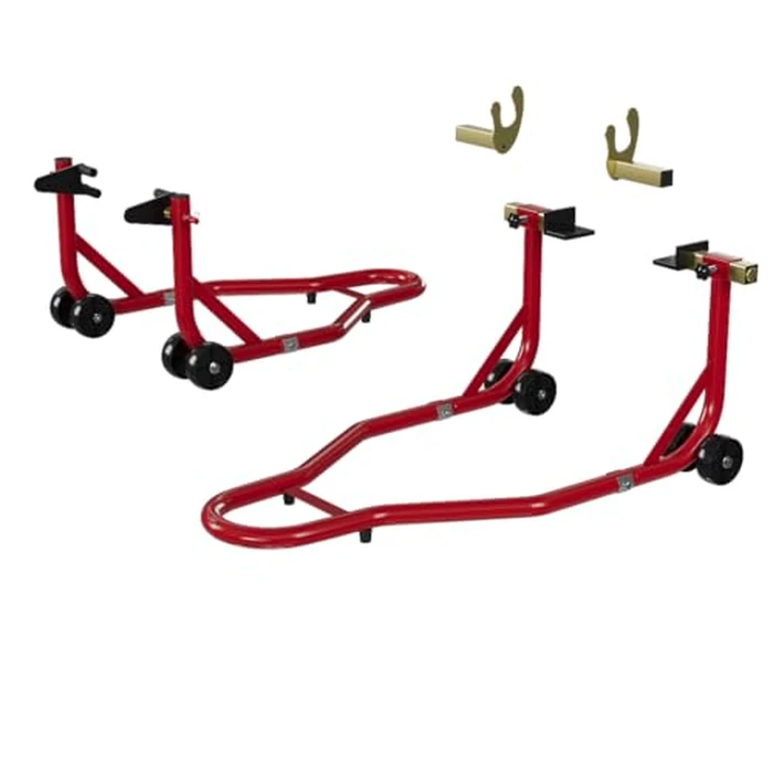 Motorcycle Stand Lift 900LBS Capacity Front Rear Wheels Lift with U+L Adjustable Swingarm Spool for Maintenance and Repairs by Garvee - Used - Like New condition