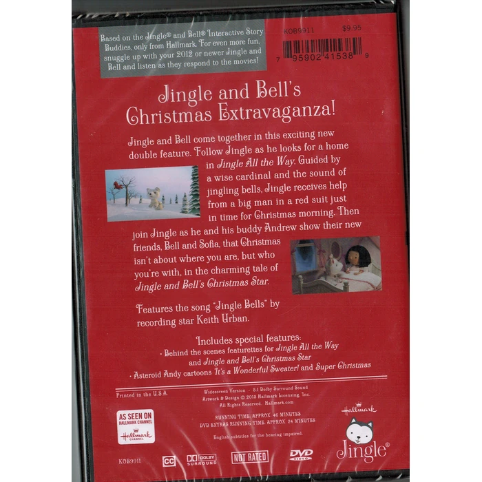 Jingle All the Way and Jingle and Bell's Christmas Star DVD: Hallmark Double Feature by Hallmark - Image 2