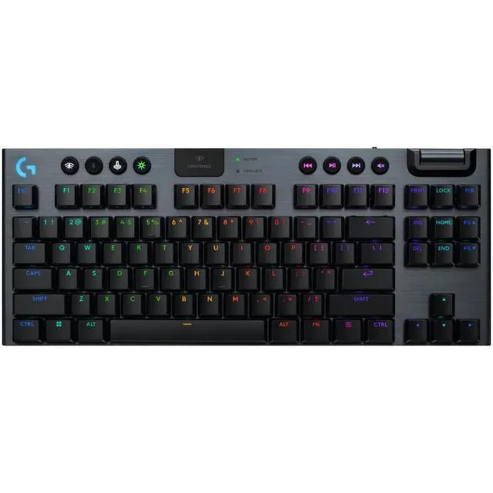Logitech G915 LIGHTSPEED Wireless Mechanical Gaming Keyboard - Low Profile GL Clicky Key Switches, LIGHTSYNC RGB, Bluetooth Support - Black by Logitech - Image 2