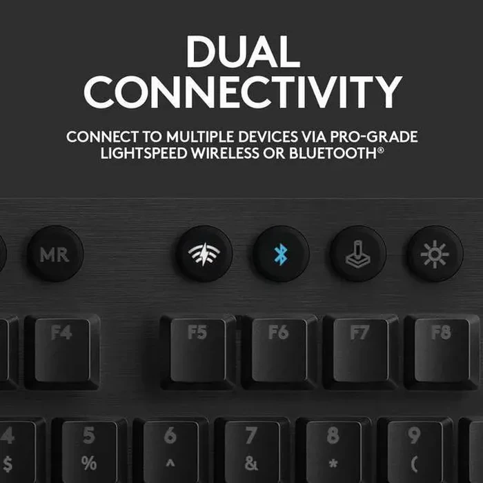 Logitech G915 LIGHTSPEED Wireless Mechanical Gaming Keyboard - Low Profile GL Clicky Key Switches, LIGHTSYNC RGB, Bluetooth Support - Black by Logitech - Image 7