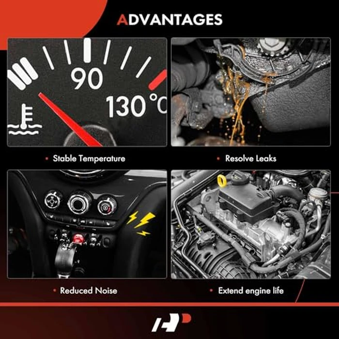 A-Premium Upgraded Aluminum Engine Coolant Thermostat Housing Assembly with Sensor & O-ring Compatible with Chevy Cruze 11-16, Sonic 12-20, Trax 13-21 & Buick Encore 13-21, 1.4L, Replace# 55565336 by A-Premium - Image 7