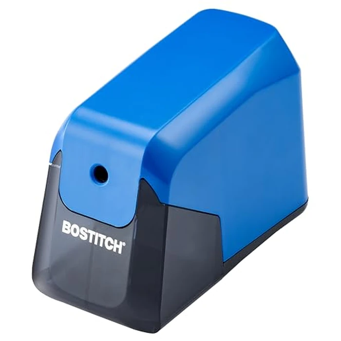 Bostitch Office Battery Pencil Sharpener, 4X Longer Cutter Life, Tip Saver Technology, Blue by Bostitch - Used - Good condition - CA$15.04