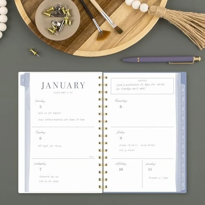 Cambridge 2026 Planner by Leah Bisch, Weekly & Monthly, 5.5" x 8.5", Small, Ciara Floral (LB41-200-26) by Cambridge - Image 2