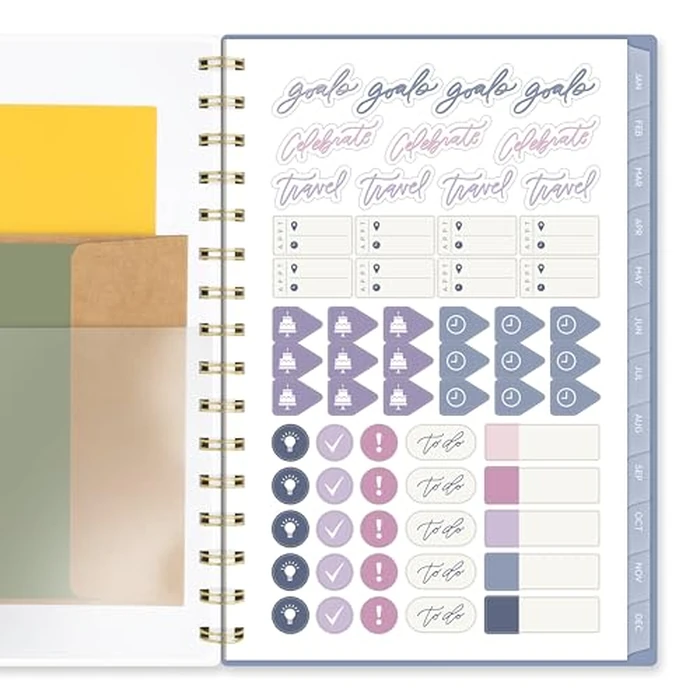 Cambridge 2026 Planner by Leah Bisch, Weekly & Monthly, 5.5" x 8.5", Small, Ciara Floral (LB41-200-26) by Cambridge - Image 7