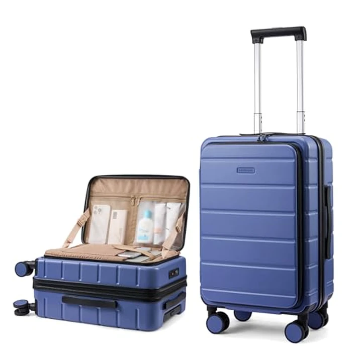 LOVEVOOK Carry On Luggage 22x14x9 Airline Approved with Spinner Wheels, 20 Inch Small Carry On Suitcase with TSA Lock, Expandable Hard Shell Suitcases for Men Women by LOVEVOOK - Used - Very Good condition - US$83.36