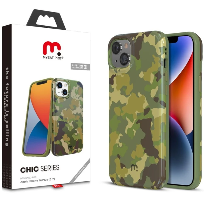 MyBat Pro Chic Series Phone Case for iPhone 14 Plus - Desert Camo by MyBatPro - Refurbished - Brand New condition - US$8.28