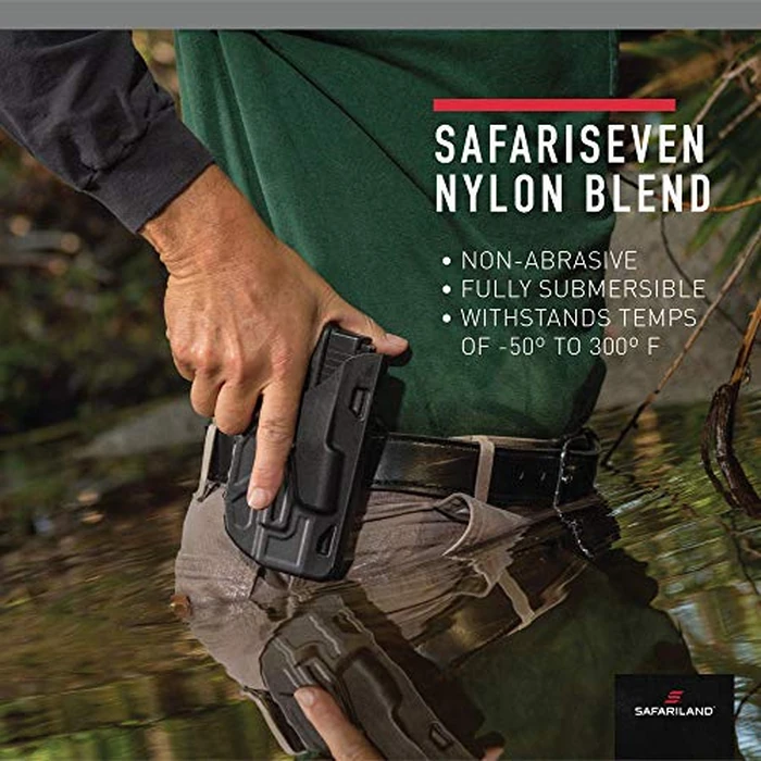 Safariland 7365 7TS ALS/SLS Low-Ride 1.5" Drop Level-III Duty S&W M&P 4.25" Holster, Plain Black, Right by Safariland - Image 6