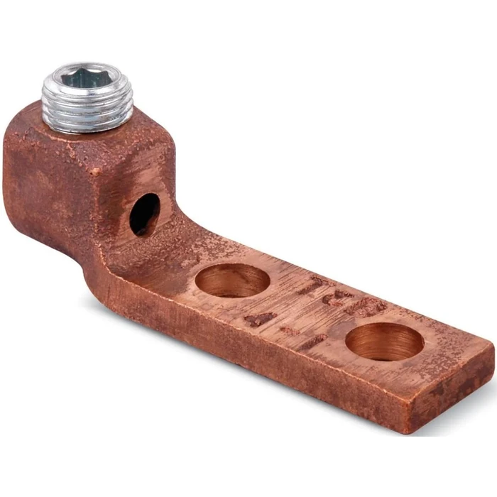 Thomas & Betts Locktite Copper Two-Hole Nema Drilled Lug 32217 - Bronze by Thomas & Betts - Refurbished - Excellent condition