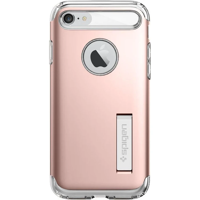 Spigen Slim Armor Dual Layer Case with Kickstand Apple iPhone 8 | 7 - Rose Gold by Spigen - Image 1