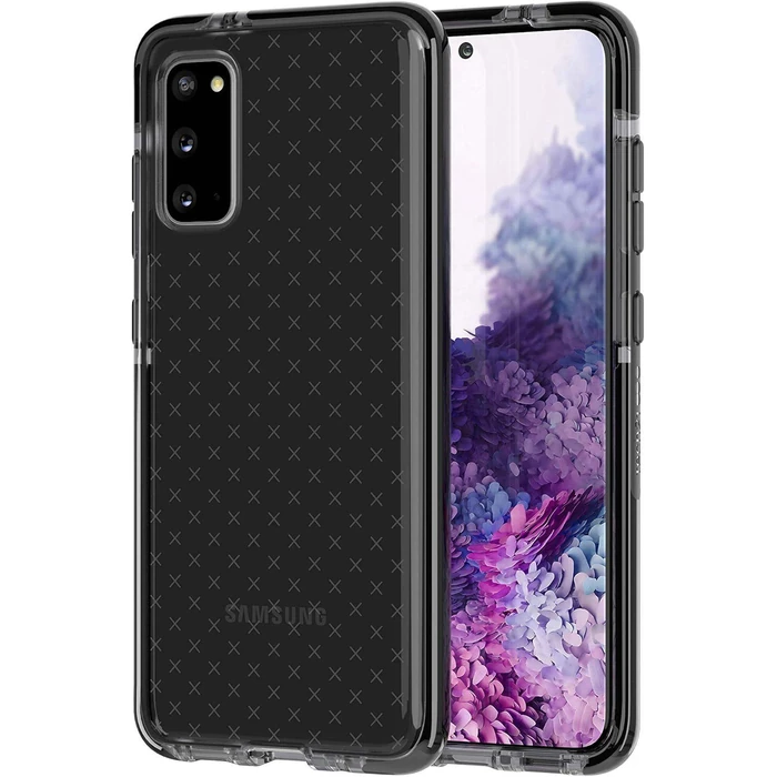 Tech21 Evo Check Series Gel Phone Case for Galaxy S20+ (5G) - Smokey Black by Tech21 - Image 3