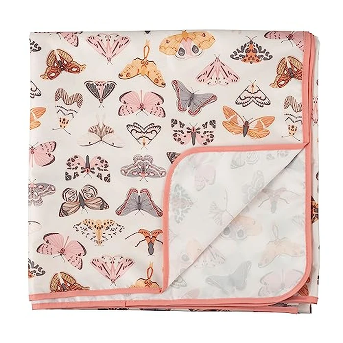 Tiny Twinkle Mess-Proof Splat Mats for Under high Chairs or Table Cover Art Projects for Baby and Toddler - Waterproof, Washable Floor or Table Splash mat 51" x 51" - Butterfly by Tiny Twinkle - Used - Very Good condition - CA$18.05