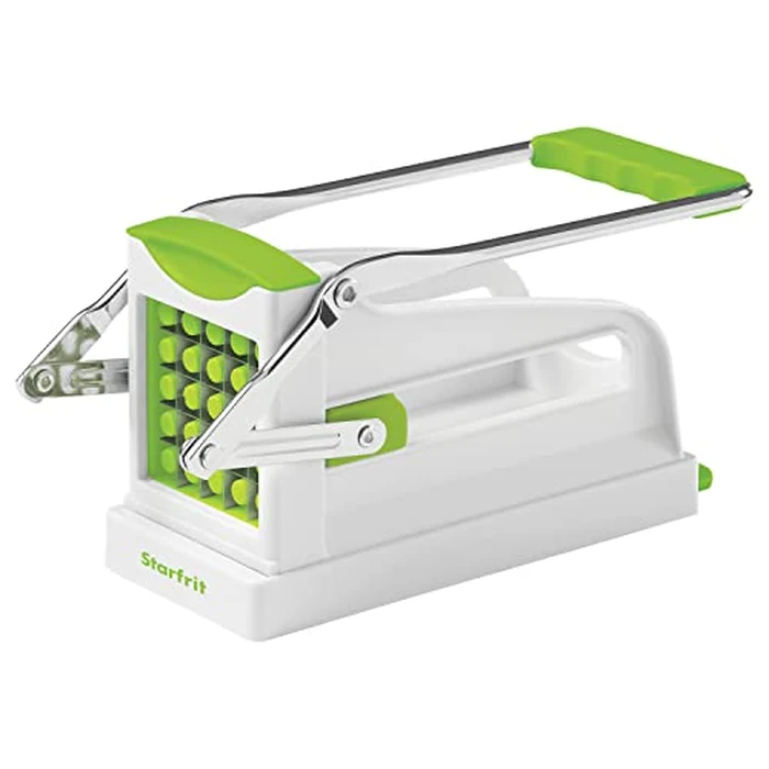 Starfrit Fry Cutter - Perfect Homemade French Fries, Stainless Steel Blades, Suction Base for Stability, Easy to Clean by Starfrit - Used - Acceptable condition - CA$17.49